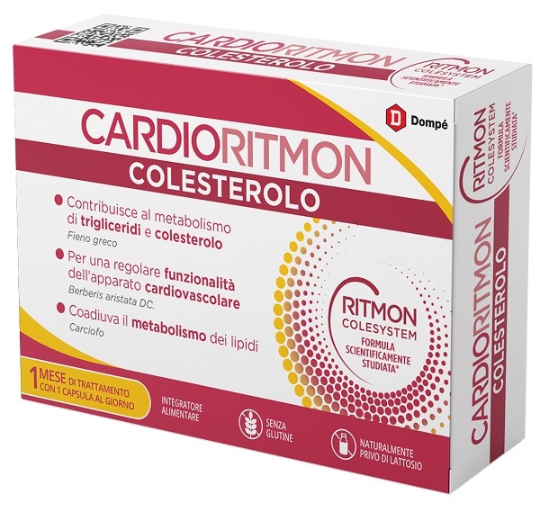 CARDIORITMON COLESTEROLO 30 CAPSULE - Farmacia Murachelli Di Putelli dr. Giovanni