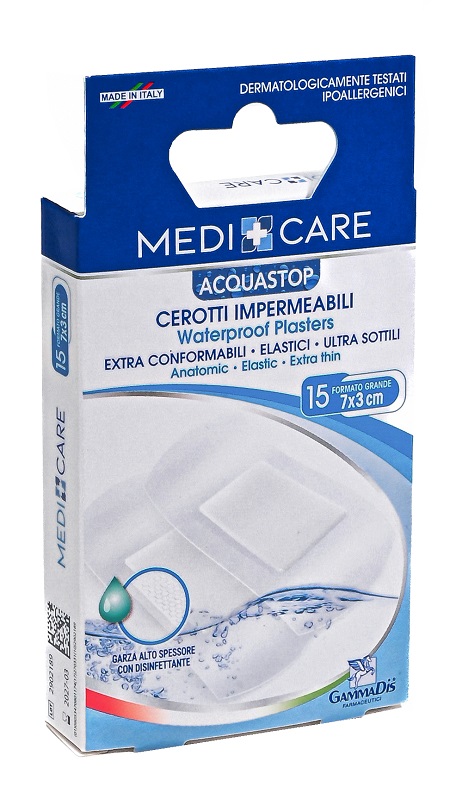 CEROTTO MEDICARE ANTIACQUA GRANDI 15 PEZZI - Farmacia Murachelli Di Putelli dr. Giovanni