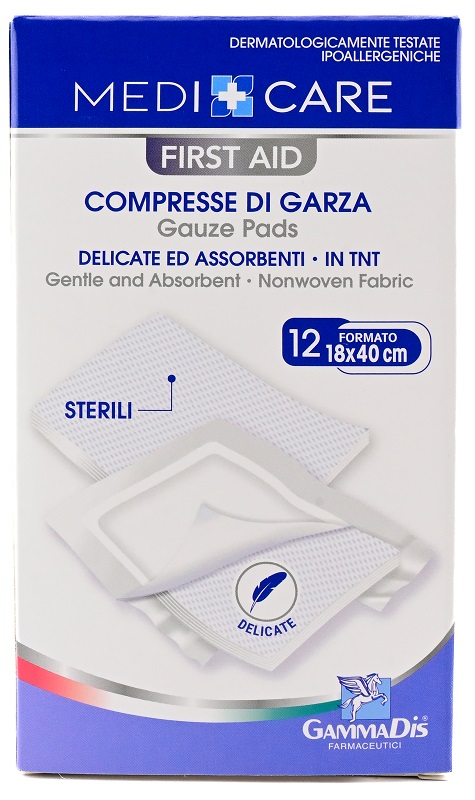 GARZA MEDICARE TNT 18X40 CM 12 PEZZI - Farmacia Murachelli Di Putelli dr. Giovanni