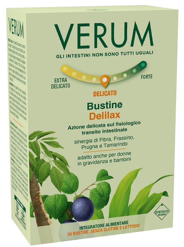 VERUM DELILAX 20 BUSTINE 80 G - Farmacia Murachelli Di Putelli dr. Giovanni