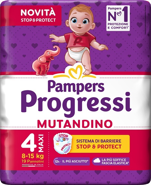 PAMPERS PROGRESSI MUTANDINA MAXI 19 PEZZI - Farmacia Murachelli Di Putelli dr. Giovanni