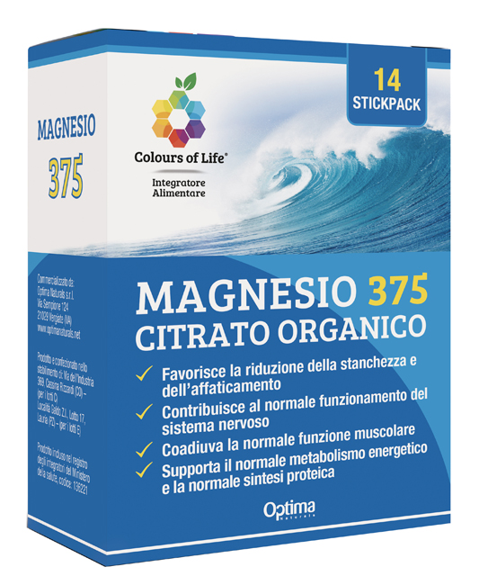 COLOURS OF LIFE MAGNESIO 375 14 STICK - Farmacia Murachelli Di Putelli dr. Giovanni