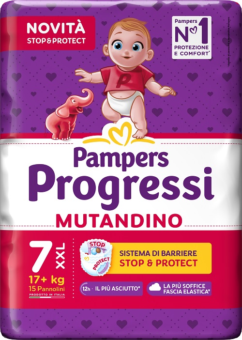 PAMPERS PROGRESSI MUTANDINO XXL 15 PEZZI - Farmacia Murachelli Di Putelli dr. Giovanni