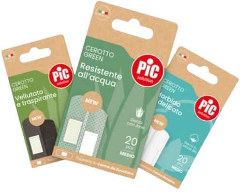 CEROTTO PIC GREEN BAMBU' ALOE MEDIO 20 PEZZI - Farmacia Murachelli Di Putelli dr. Giovanni