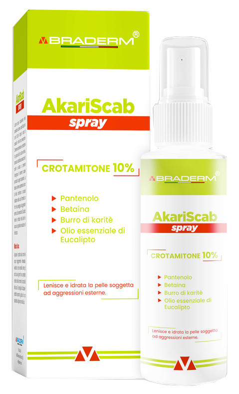 AKARISCAB SPRAY 100 ML BRADERM - Farmacia Murachelli Di Putelli dr. Giovanni