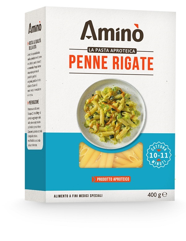 AMINO LA PASTA APROTEICA PENNE RIGATE 400 G - Farmacia Murachelli Di Putelli dr. Giovanni