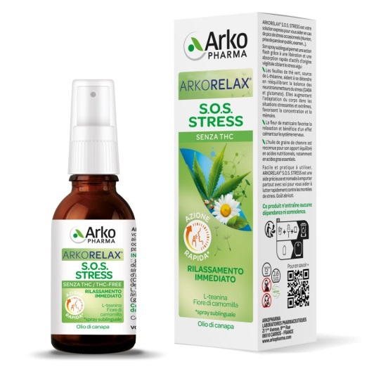 ARKORELAX SOS STRESS 15 ML - Farmacia Murachelli Di Putelli dr. Giovanni