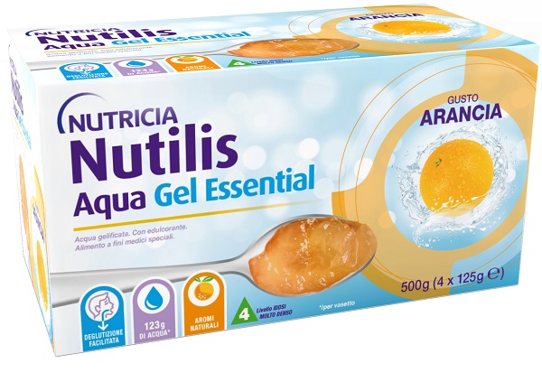 NUTILIS AQUA GEL ARANCIA 4 PEZZI DA 125 G - Farmacia Murachelli Di Putelli dr. Giovanni