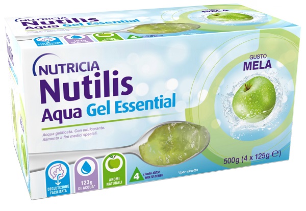 NUTILIS AQUA GEL MELA 4 PEZZI DA 125 G - Farmacia Murachelli Di Putelli dr. Giovanni