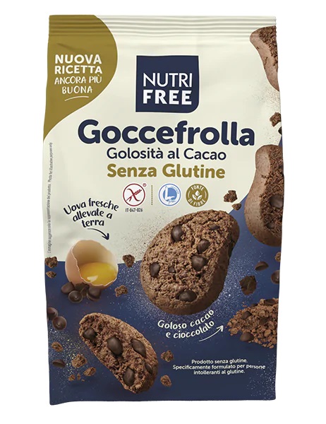 NUTRIFREE GOCCEFROLLA GOLOSITA' AL CACAO 300 G - Farmacia Murachelli Di Putelli dr. Giovanni