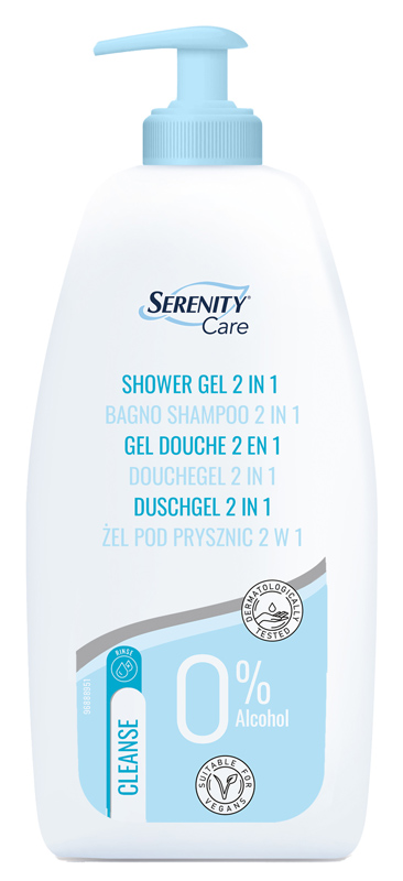 SERENITY CARE BAGNO SHAMPOO 2 IN 1 500 ML - Farmacia Murachelli Di Putelli dr. Giovanni