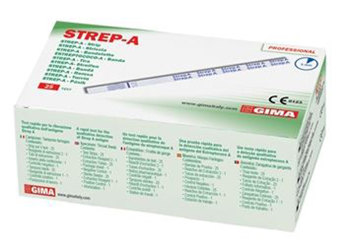 TEST RAPIDO STREP A AUTODIAGNOSTICO RILEVAZIONE STREPTOCOCCO GRUPPO A IN TAMPONE FARINGEO 25 PEZZI - Farmacia Murachelli Di Putelli dr. Giovanni