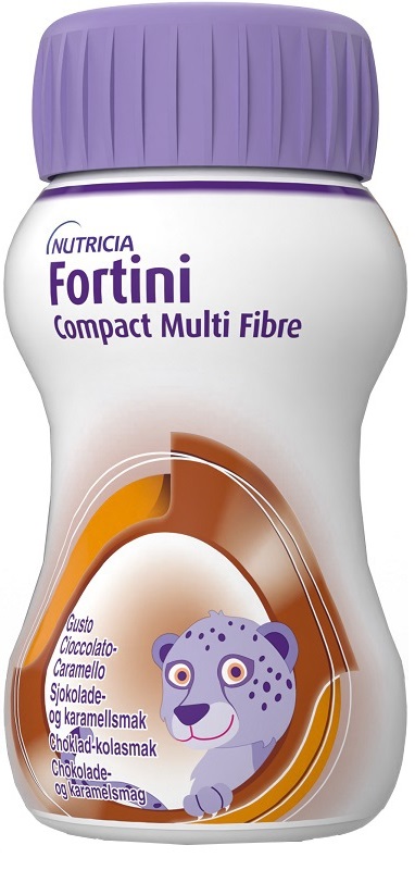 FORTINI COMPACT MULTI FIBRE CIOCCOLATO CARAMELLO 4 BOTTIGLIE DA 125 ML - Farmacia Murachelli Di Putelli dr. Giovanni