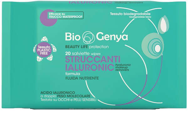 BIOGENYA STRUCCANTE SALVIETTINA IALURONICO 20 PEZZI - Farmacia Murachelli Di Putelli dr. Giovanni