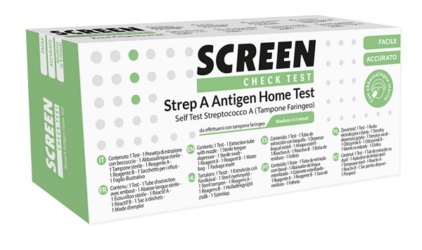 STREP A ANTIGEN HOME TEST DETERMINAZIONE QUALITATIVA ANTIGENI STREPTOCOCCO A DA TAMPONE FARINGEO 1 PEZZO - Farmacia Murachelli Di Putelli dr. Giovanni