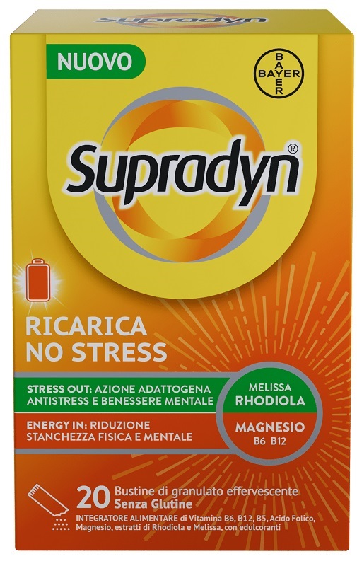 SUPRADYN RICARICA NO STRESS 20 BUSTINE - Farmacia Murachelli Di Putelli dr. Giovanni