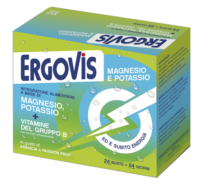 ERGOVIS MG+K VITAMINE B CON ZUCCHERO 24 BUSTINE - Farmacia Murachelli Di Putelli dr. Giovanni