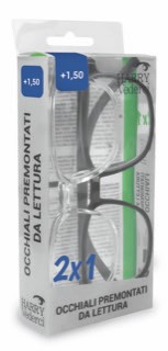 OCCHIALI DA LETTURA HARRYVEDERCI 2X1 NERO-TRASPARENTE +1,50 - Farmacia Murachelli Di Putelli dr. Giovanni
