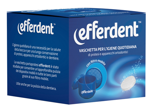 EFFERDENT VASCHETTA PORTAPROTESI - Farmacia Murachelli Di Putelli dr. Giovanni