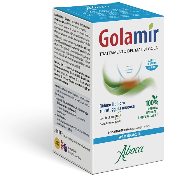 GOLAMIR SPRAY NO ALCOL 30 ML - Farmacia Murachelli Di Putelli dr. Giovanni