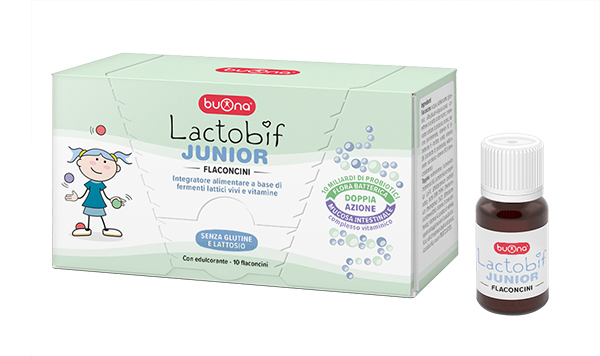 LACTOBIF JUNIOR 10 FLACONCINI DA 10 ML - Farmacia Murachelli Di Putelli dr. Giovanni
