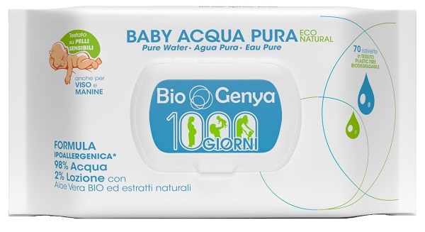 BIOGENYA BABY ECO NATURA ACQUA PURA 70 SALVIETTE - Farmacia Murachelli Di Putelli dr. Giovanni