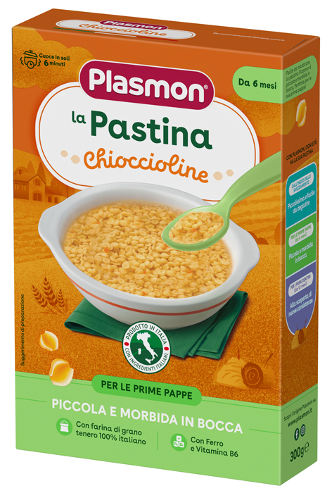 PLASMON PASTA CHIOCCIOLINE 300 G - Farmacia Murachelli Di Putelli dr. Giovanni