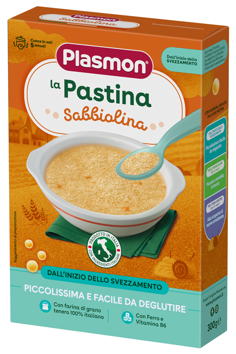 PLASMON PASTA SABBIOLINA 300 G - Farmacia Murachelli Di Putelli dr. Giovanni