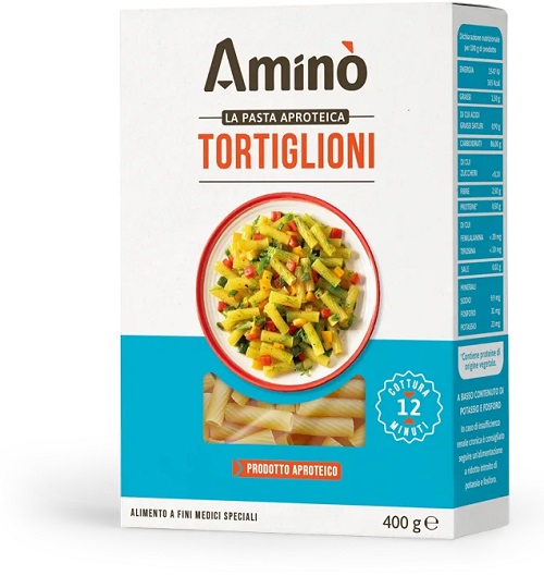AMINO' TORTIGLIONI APROTEICI 400 G - Farmacia Murachelli Di Putelli dr. Giovanni