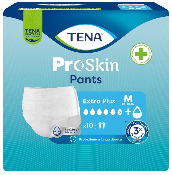TENA PANTS EXTRA PLUS M 10 PEZZI - Farmacia Murachelli Di Putelli dr. Giovanni