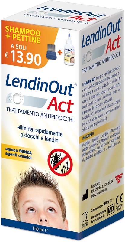 LENDINOUT ACT ANTIPIDOCCHI 150 ML - Farmacia Murachelli Di Putelli dr. Giovanni