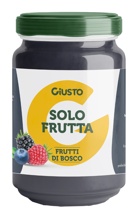 GIUSTO SOLO FRUTTA CONFETTURA FRUTTI DI BOSCO 220 G - Farmacia Murachelli Di Putelli dr. Giovanni