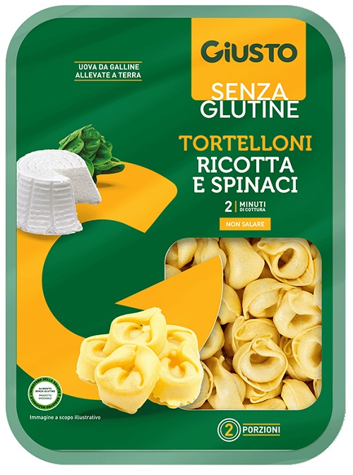 GIUSTO SENZA GLUTINE TORTELLONI RICOTTA E SPINACI 250 G - Farmacia Murachelli Di Putelli dr. Giovanni