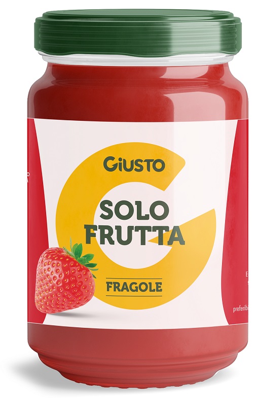 GIUSTO SOLO FRUTTA CONFETTURA FRAGOLE 220 G - Farmacia Murachelli Di Putelli dr. Giovanni