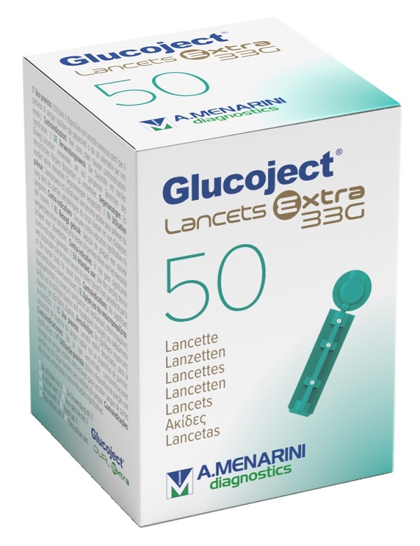 LANCETTA PUNGIDITO GLUCOJECT EXTRA GAUGE 33 50 PEZZI - Farmacia Murachelli Di Putelli dr. Giovanni