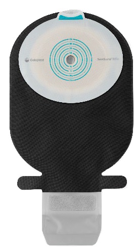 SACCA ILEOSTOMIA SENSURA MIO PIANO RIVESTIMENTO NERO APERTURA ISPEZIONABILE MAXI W/W FORO RITAGLIABILE 10-55 30 PEZZI - Farmacia Murachelli Di Putelli dr. Giovanni