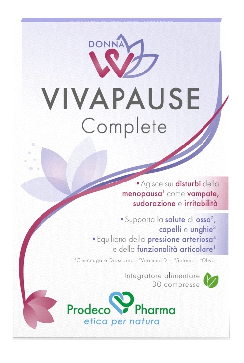 DONNAW VIVAPAUSE COMPLETE 30 COMPRESSE - Farmacia Murachelli Di Putelli dr. Giovanni