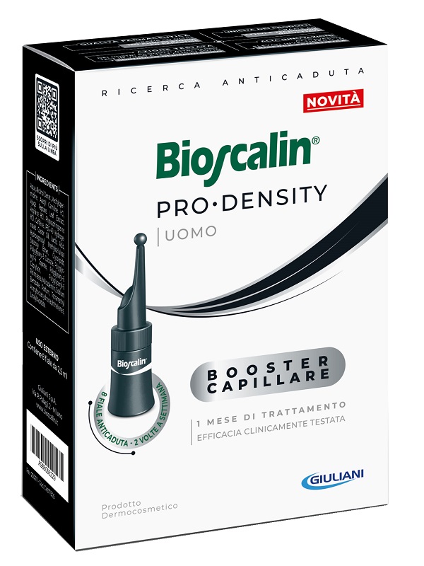 BIOSCALIN PRO DENSITY UOMO BOOSTER CAPILLARE 8 FIALE X 2,5ML - Farmacia Murachelli Di Putelli dr. Giovanni
