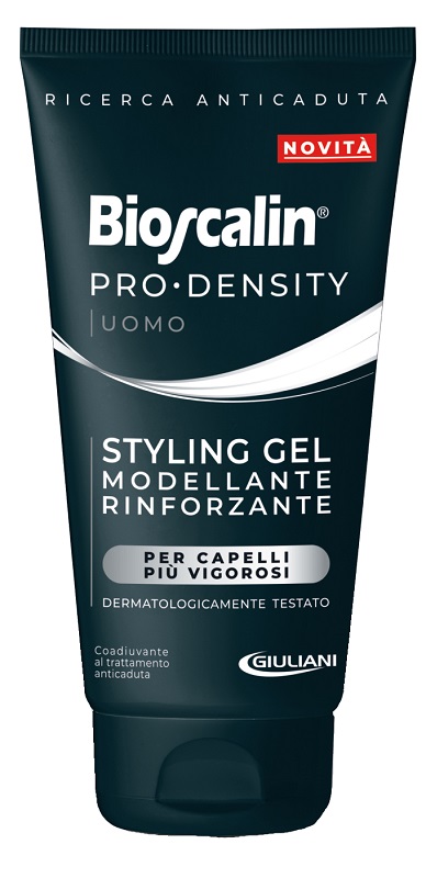 BIOSCALIN PRO DENSITY UOMO STYLING GEL MODELLANTE RINFORZANTE 150 ML - Farmacia Murachelli Di Putelli dr. Giovanni