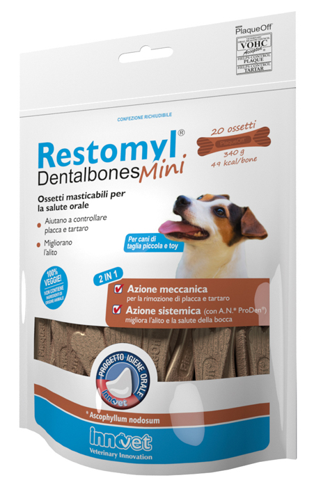 RESTOMYL DENTALBONES MINI 340 G - Farmacia Murachelli Di Putelli dr. Giovanni