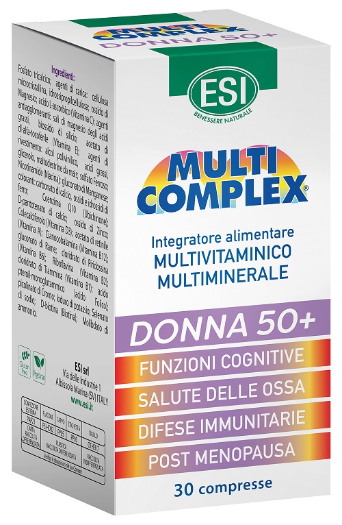 ESI MULTICOMPLEX DONNA 50+ 30 COMPRESSE - Farmacia Murachelli Di Putelli dr. Giovanni
