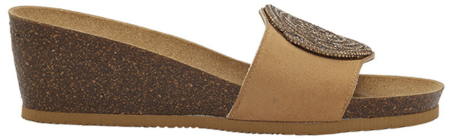 CALA LUNA MICROFIBRE + ROUNDED STRASS W TAN 37 - Farmacia Murachelli Di Putelli dr. Giovanni