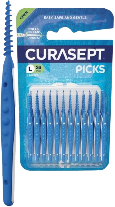 CURASEPT PICKS LARGE 36 PEZZI - Farmacia Murachelli Di Putelli dr. Giovanni