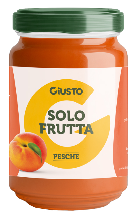 GIUSTO SOLO FRUTTA CONFETTURA PESCHE 220 G - Farmacia Murachelli Di Putelli dr. Giovanni