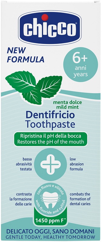 CHICCO DENTIFRICIO 6 ANNI+ MENTA DOLCE 50 ML - Farmacia Murachelli Di Putelli dr. Giovanni