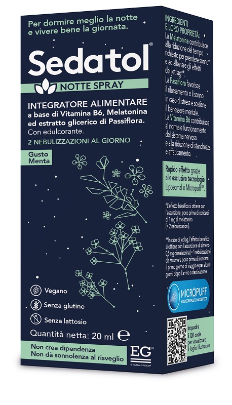 SEDATOL NOTTE SPRAY 20 ML - Farmacia Murachelli Di Putelli dr. Giovanni