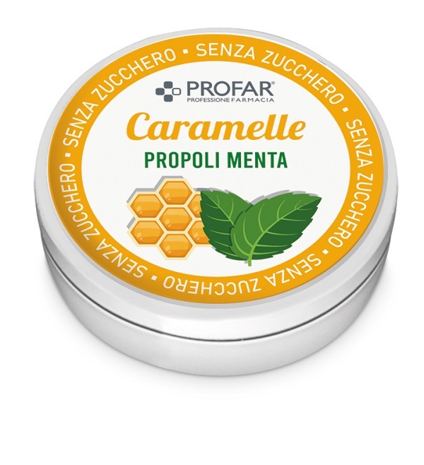 PROFAR CARAMELLE PROPOLI MENTA SENZA ZUCCHERO 40 G - Farmacia Murachelli Di Putelli dr. Giovanni