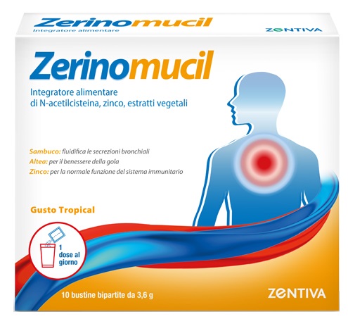 ZERINOMUCIL 10 BUSTINE 3,6 G - Farmacia Murachelli Di Putelli dr. Giovanni