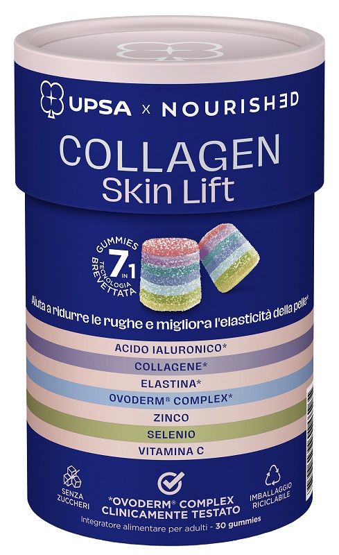 UPSA X NOURISHED COLLAGEN SKIN LIFT 30 GUMMIES - Farmacia Murachelli Di Putelli dr. Giovanni