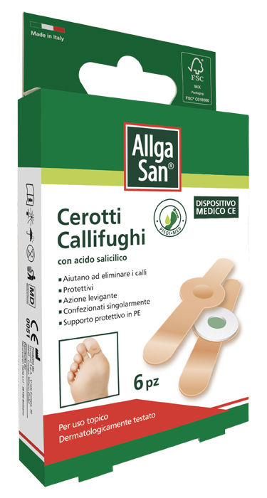 CEROTTO CALLIFUGO ALLGASAN 6 PEZZI - Farmacia Murachelli Di Putelli dr. Giovanni